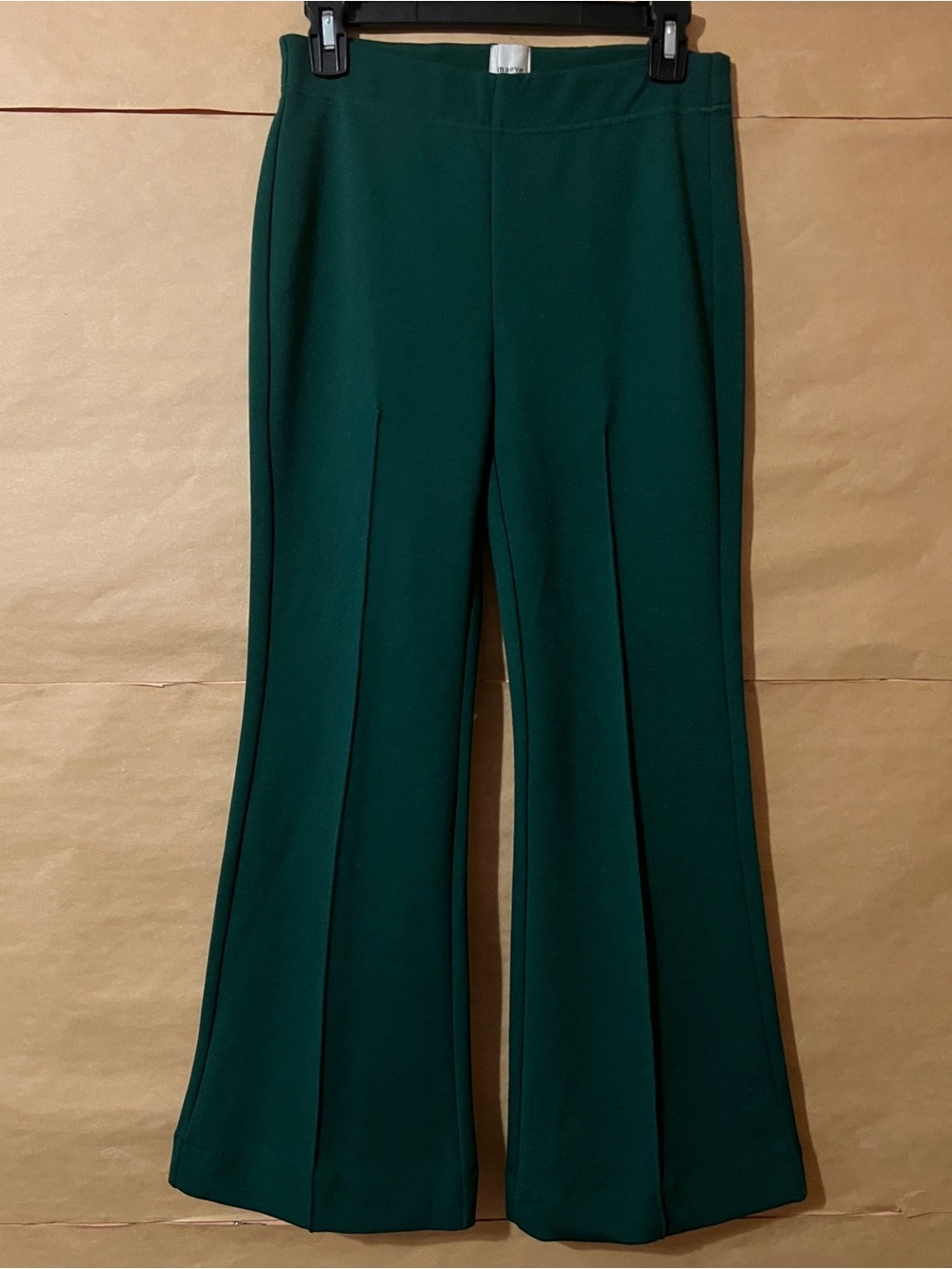 Anthropologie | Maeve The Margot Kick-Flare Crop Pants Hunter Green Size XS